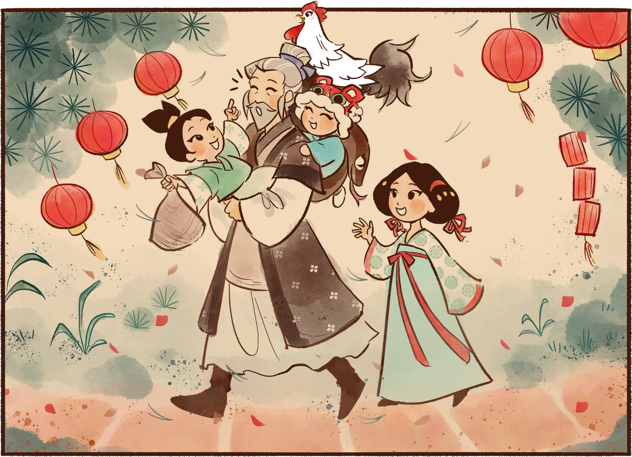 Grandfather &amp; Grandkids